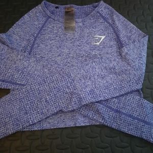 GYMSHARK vital seamless long sleeve crop top